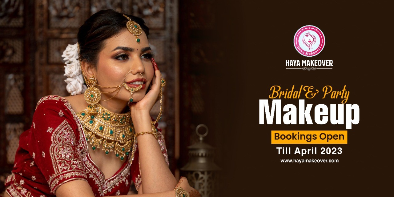 home salon services in Lucknow bridal and party makeup