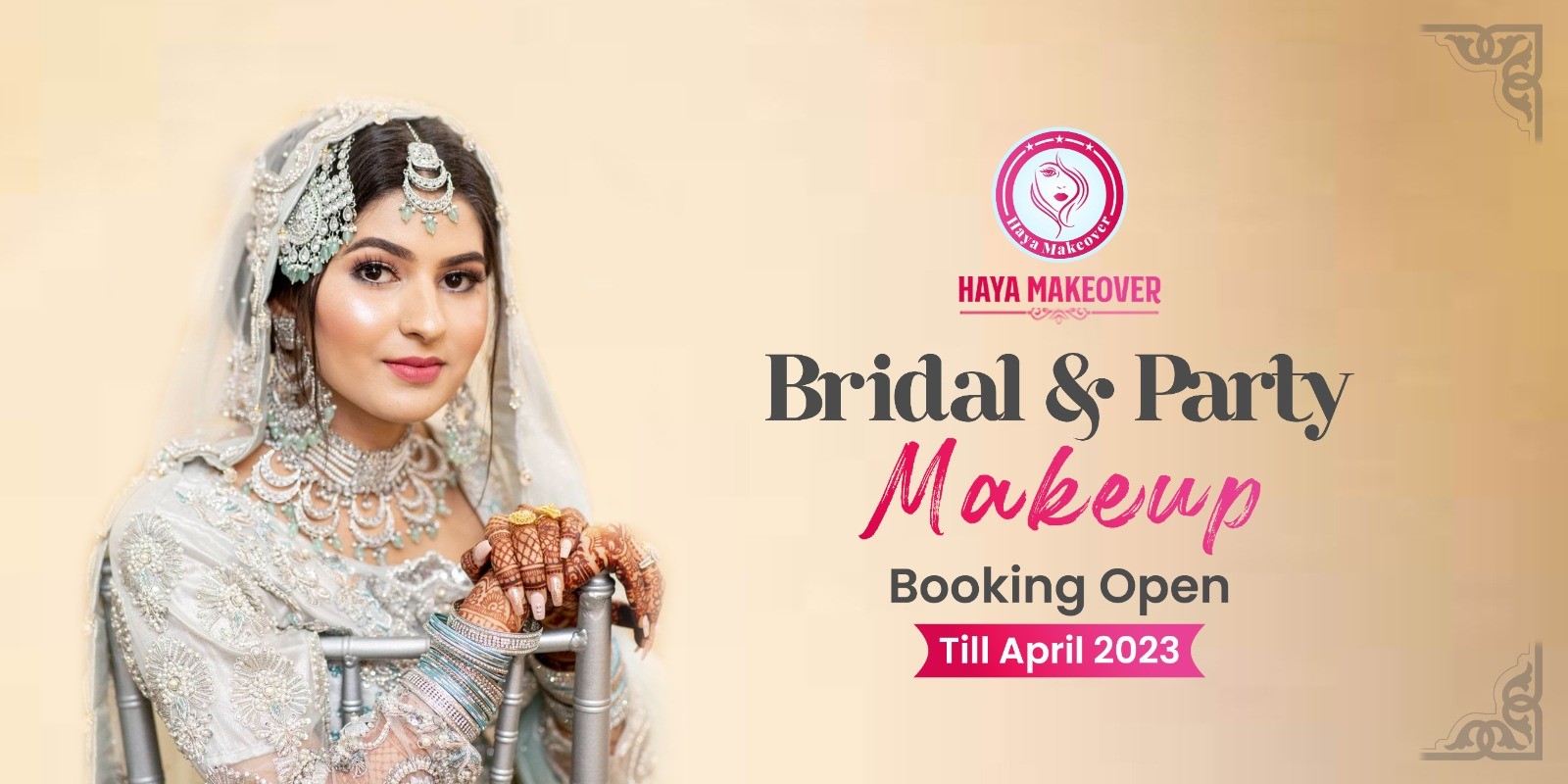home salon services in Lucknow bridal and party makeup